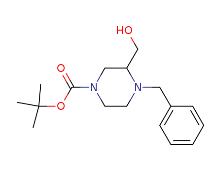 tert-Butyl 4-benzyl-3-(hydroxymethyl)piperazine-1-carboxylate