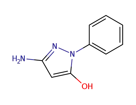 Molecular Structure of 90564-80-0 (3-amino-5–hydroxy-1-phenylpyrazole)