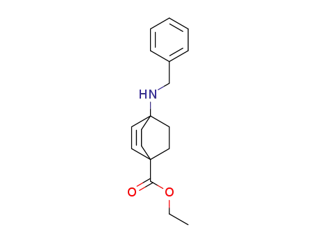 Molecular Structure of 1207166-79-7 (ethyl 4-(benzylamino)bicyclo[2.2.2]oct-2-ene-1-carboxylate)