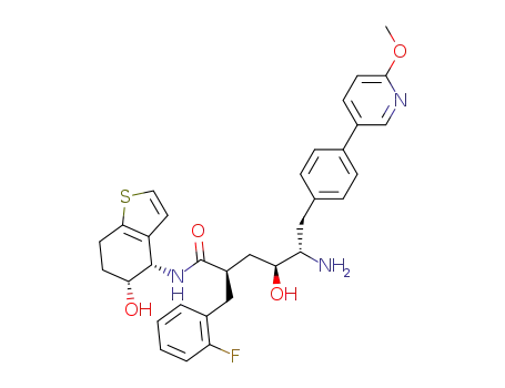 Molecular Structure of 1311412-03-9 (C<sub>33</sub>H<sub>36</sub>FN<sub>3</sub>O<sub>4</sub>S)