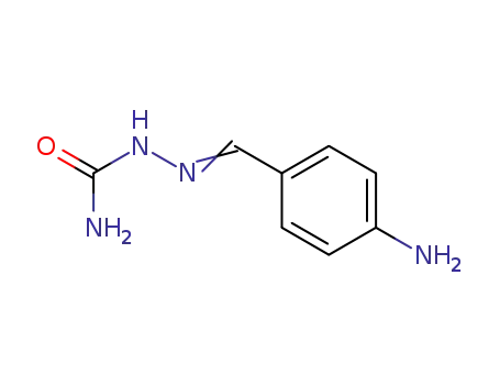Molecular Structure of 17880-27-2 (Hydrazinecarboxamide, 2-[(4-aminophenyl)methylene]-)
