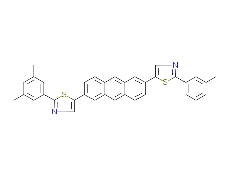 bis(2-(3,5-xylyl)-1,3-thiazol-5-yl)-2,6-anthracene
