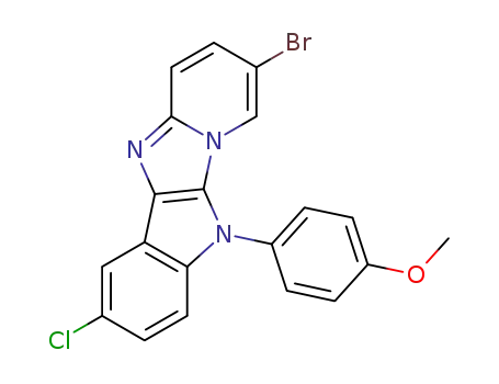 8-bromo-2-chloro-5-(4-methoxyphenyl)-5H-pyrido[2',1':2,3]imidazo[4,5-b]indole