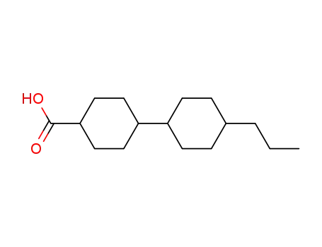 Molecular Structure of 83860-51-9 (4'-Propyl-[1,1'-bicyclohexyl]-4-carboxylic acid)