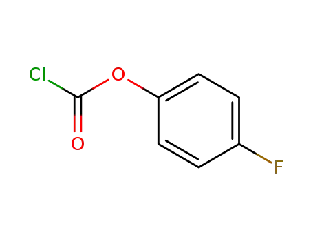 Molecular Structure of 38377-38-7 (4-FLUOROPHENYL CHLOROFORMATE)
