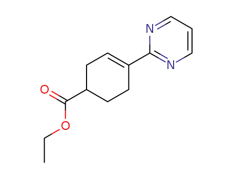 (RS)-4-pyrimidin-2-yl-cyclohex-3-enecarboxylic acid ethyl ester