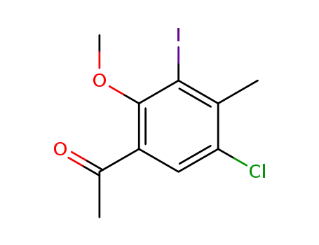 1-(5-chloro-3-iodo-2-methoxy-4-methylphenyl)ethanone