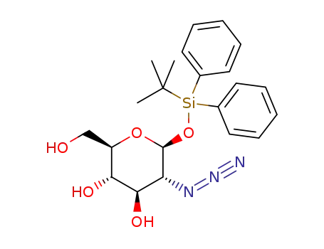 tert-butyldiphenylsilyl 2-azido-2-deoxy-β-D-glucopyranoside