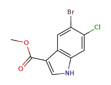 methyl 5-bromo-6-chloro-1H-indole-3-carboxylate