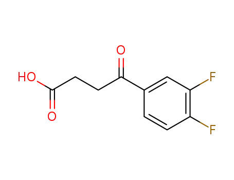 Molecular Structure of 84313-94-0 (4-(3,4-DIFLUOROPHENYL)-4-OXOBUTYRIC ACID)