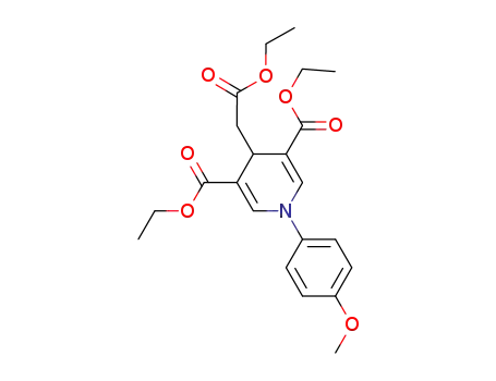diethyl 4-(2-ethoxy-2-oxoethyl)-1-(4-methoxyphenyl)-1,4-dihydropyridine-3,5-dicarboxylate