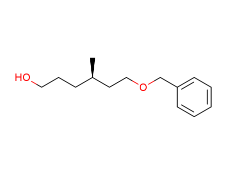 Molecular Structure of 146512-85-8 (1-Hexanol, 4-methyl-6-(phenylmethoxy)-, (4R)-)