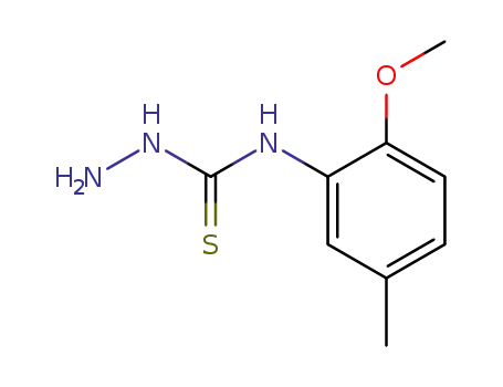 Molecular Structure of 71058-34-9 (4-(2-METHOXY-5-METHYLPHENYL)-3-THIOSEMICARBAZIDE)