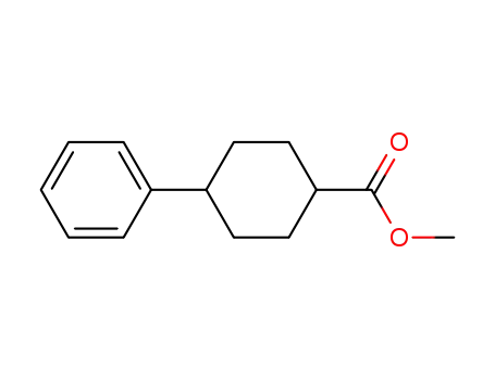 Cyclohexanecarboxylic acid, 4-phenyl-, methyl ester, trans-
