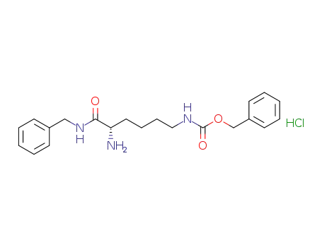 Carbamic acid, [(5S)-5-amino-6-oxo-6-[(phenylmethyl)amino]hexyl]-,
phenylmethyl ester, monohydrochloride
