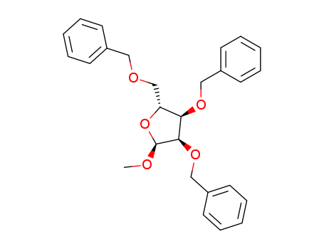Methyl2,3,5-tris-O-(phenylmethyl)-α-D-ribofuranoside
