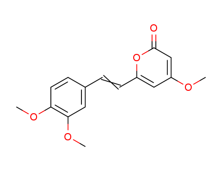 2H-Pyran-2-one, 6-[2-(3,4-dimethoxyphenyl)ethenyl]-4-methoxy-