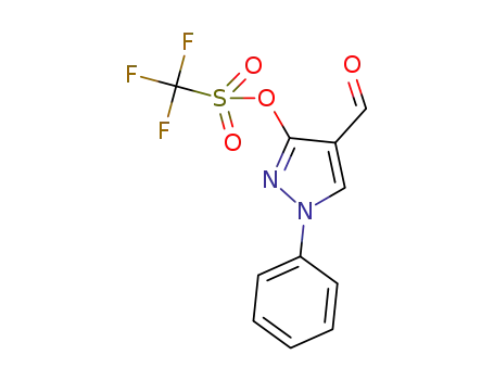 4-formyl-1-phenyl-1H-pyrazol-3-yl trifluoromethanesulfonate