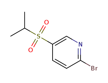 Molecular Structure of 1245648-96-7 (2-Bromo-5-(isopropylsulfonyl)pyridine)