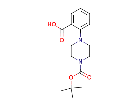 Molecular Structure of 444582-90-5 (1-BOC-4-(2-CARBOXYPHENYL)PIPERAZINE)