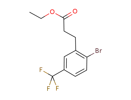 Ethyl 3-(2'-bromo-5'-(trifluoromethyl)phenyl)propionate