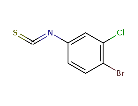 Molecular Structure of 32118-33-5 (4-BROMO-3-CHLOROPHENYL ISOTHIOCYANATE)