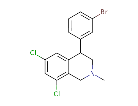 4-(3-bromophenyl)-6,8-dichloro-2-methyl-1,2,3,4-tetrahydroisoquinoline 543737-10-6