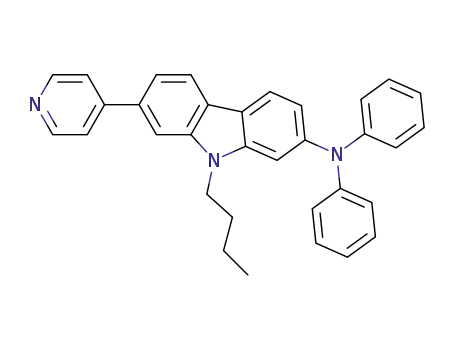 (9-butyl-7-pyridin-4-yl-9H-carbazol-2-yl)-diphenyl-amine