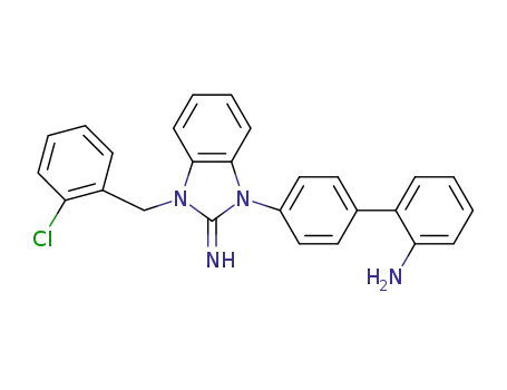 4'-[3-(2-chloro-benzyl)-2-imino-2,3-dihydro-benzoimidazol-1-yl]-biphen-2-ylamine