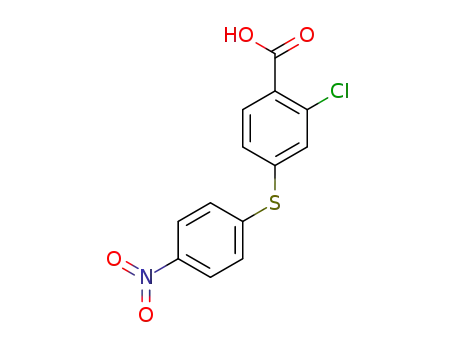 2-chloro-4-((4-nitrophenyl)thio)benzoic acid