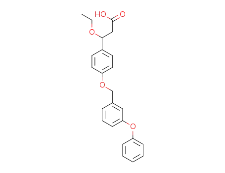 3-ethoxy-3-{4-[(3-phenoxybenzyl)oxy]phenyl}propanoic acid