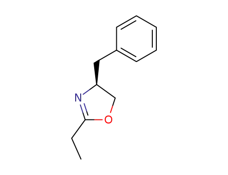 Molecular Structure of 75866-73-8 ((S)-2-ethyl-4,5-dihydro-4-(phenylmethyl)oxazole)