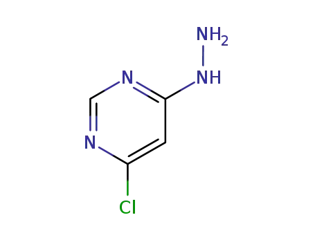 Molecular Structure of 5767-35-1 (4-Chloro-6-hydrazinopyrimidine)