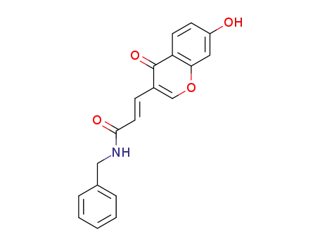 (E)-N-benzyl-3-(7-hydroxy-4-oxo-4H-chromen-3-yl)acrylamide