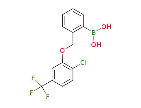 (2-((2-Chloro-5-(trifluoromethyl)phenoxy)methyl)phenyl)boronic acid