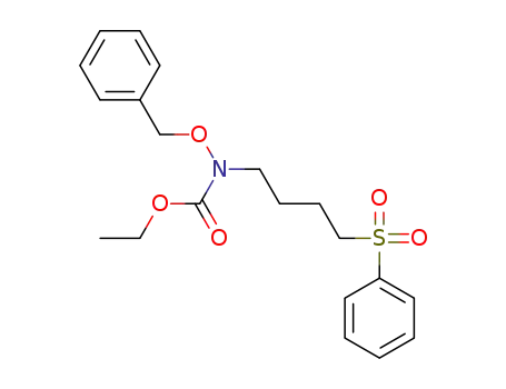(4-benzenesulfonylbutyl)-N-benzyloxycarbamic acid ethyl ester