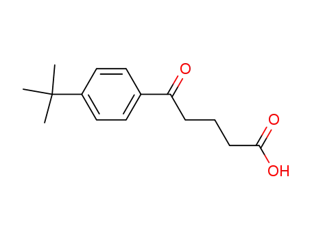 Molecular Structure of 97692-66-5 (5-(4-TERT-BUTYLPHENYL)-5-OXOVALERIC ACID)