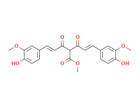 Molecular Structure of 1255639-37-2 (Methoxycarbonyl-curcumin)