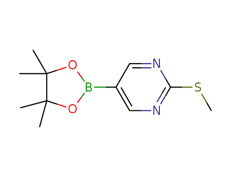 2- (메틸 티오) 피리 미딘 -5- 붕소 산 피나 콜 에스테르