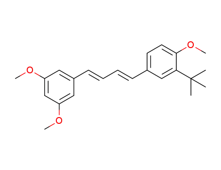 2-tert-butyl-4-[(1E,3E)-4-(3,5-dimethoxyphenyl)-1,3-butadienyl]-1-methoxybenzene