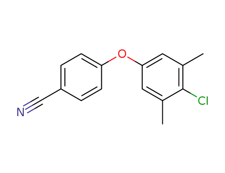 Molecular Structure of 938300-53-9 (4-(4-chloro-3,5-dimethylphenoxy)benzonitrile)