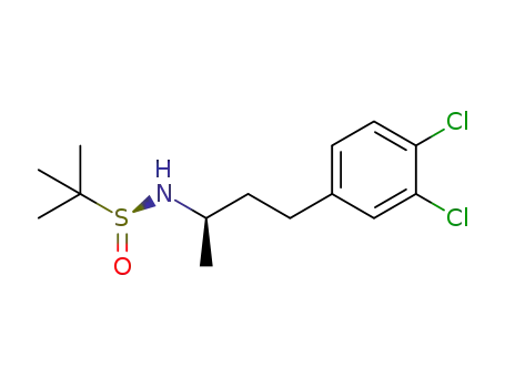 (S)-N-((R)-4-(3,4-dichlorophenyl)butan-2-yl)-2-methylpropane-2-sulfinamide