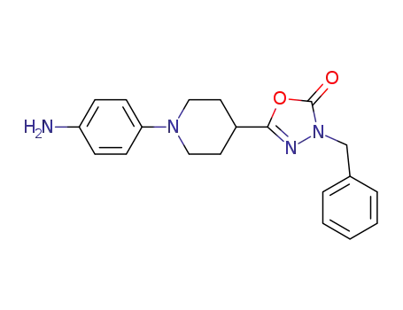 5-[1-(4-aminophenyl)-4-piperidyl]-3-benzyl-2,3-dihydro-1,3,4-oxadiazol-2-one