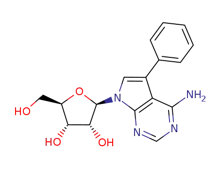 4-amino-5-phenyl-7-(β-D-ribofuranosyl)-7H-pyrrolo[2,3-d]pyrimidine