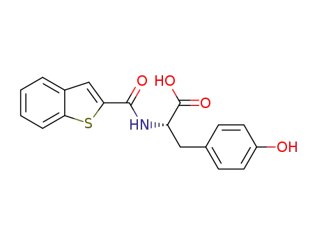 (S)-2-(benzo[b]thiophene-2-carboxamido)-3-(4-hydroxyphenyl)propanoic acid