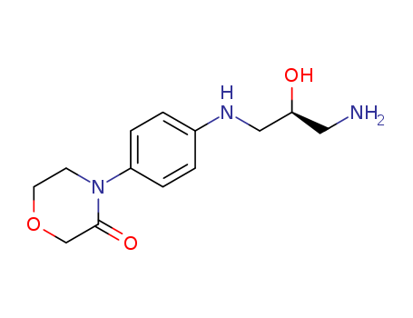 (S)-4-(4-((3-amino-2-hydroxypropyl)amino)phenyl)morpholin- 3-one