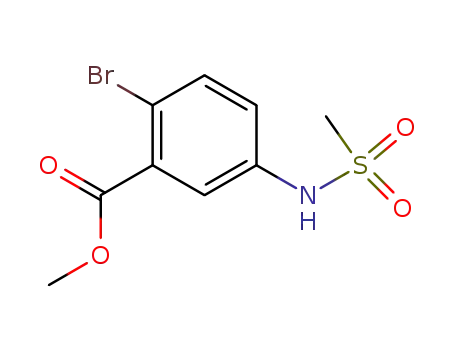 methyl 2-bromo-5-[(methylsulfonyl)amino]benzoate