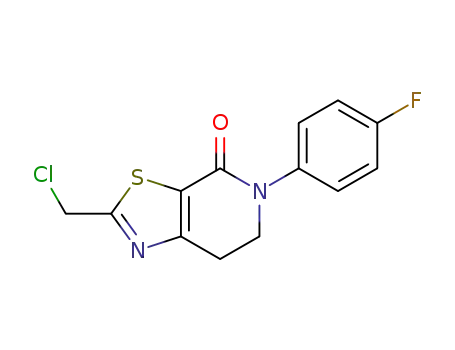 2-chloromethyl-5-(4-fluorophenyl)-6,7-dihydro-5H-thiazolo[5,4-c]pyridin-4-one