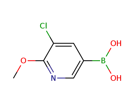 3- 클로로 -2-METHOXYPYRIDINE-5- 붕소 산