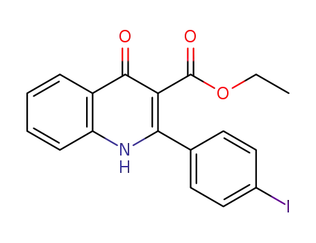 ethyl 2-(4-iodophenyl)-4-oxo-1,4-dihydroquinoline-3-carboxylate